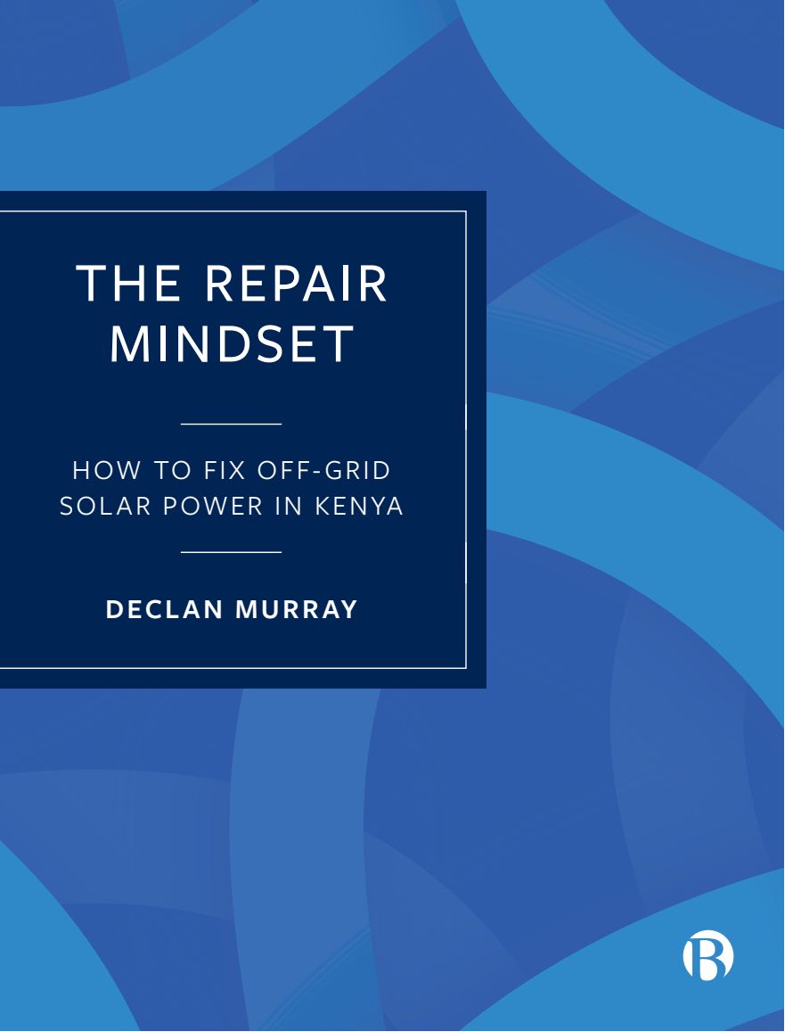 The repair mindset